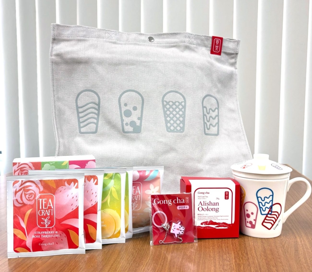 新年限定の福袋「Gong cha original HAPPINESS BAG 2027(ゴンチャ オリジナル ハピネス バッグ 2027)」