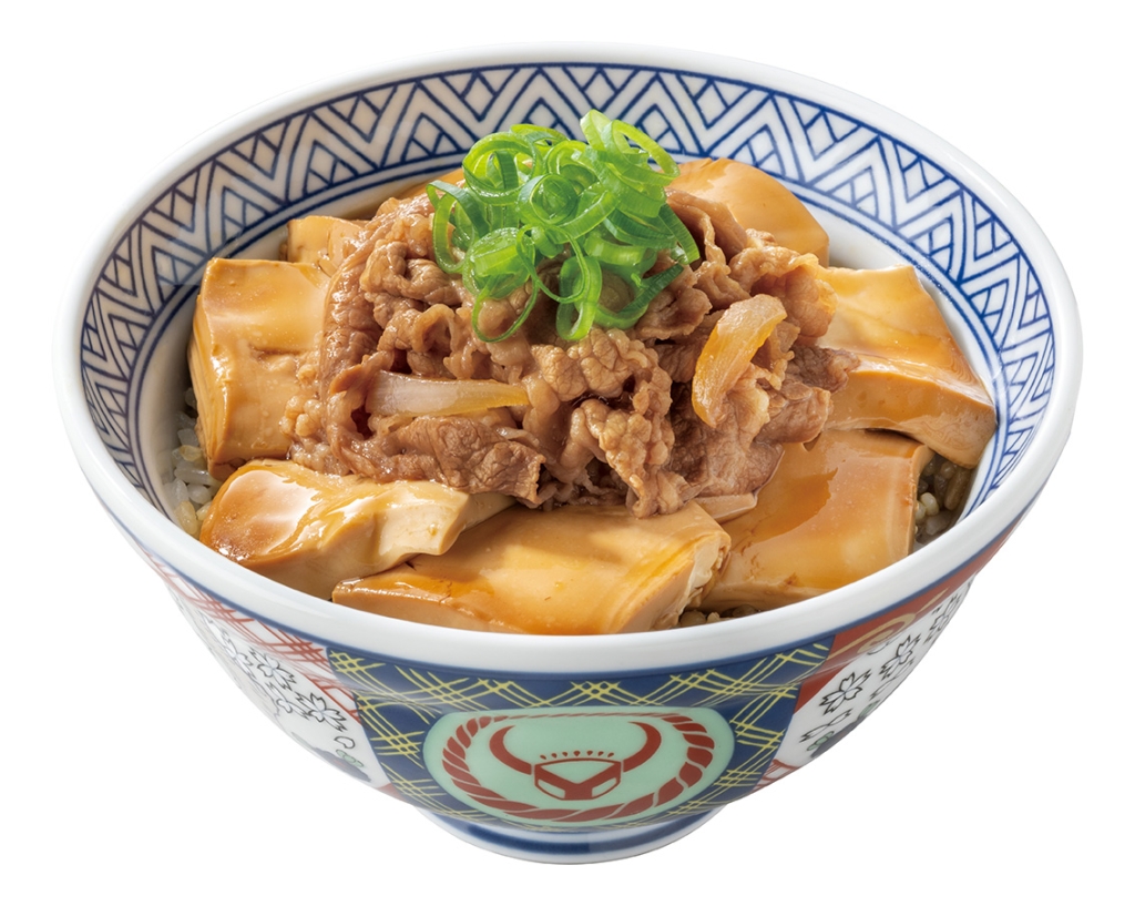 「牛肉豆腐丼」