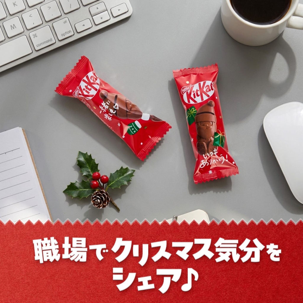 職場でクリスマス気分をシェアできる