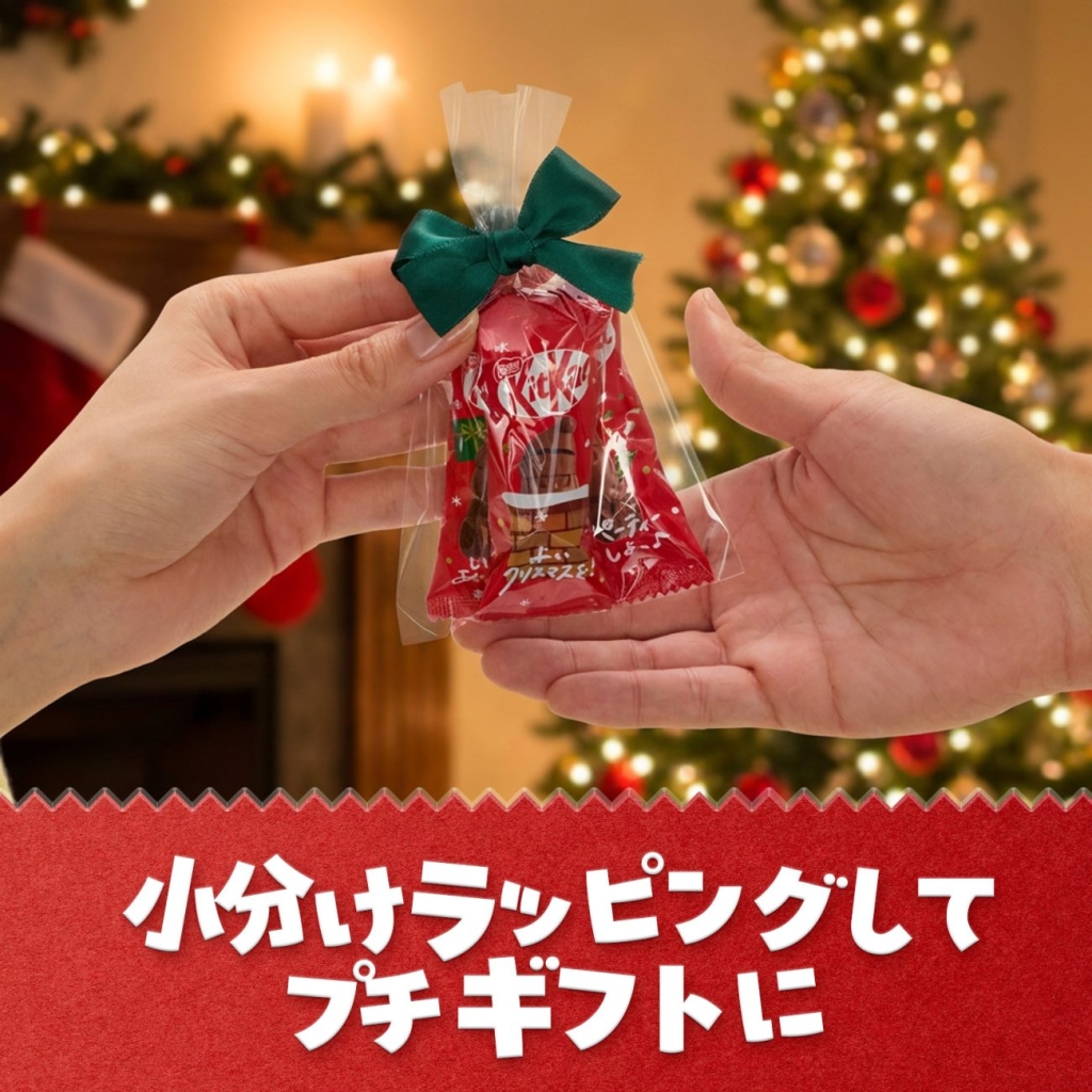小分けラッピングしてプチギフトに