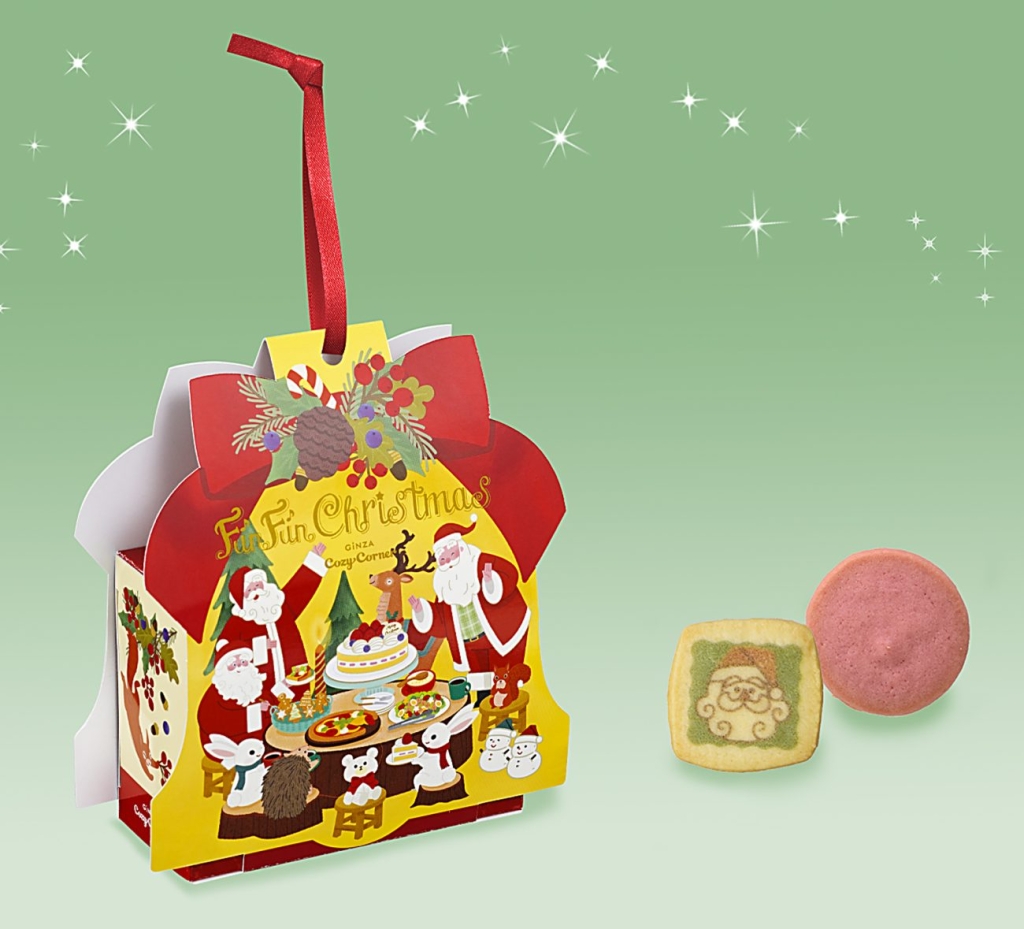 クリスマス どうぶつたちとサンタさん(6個入)