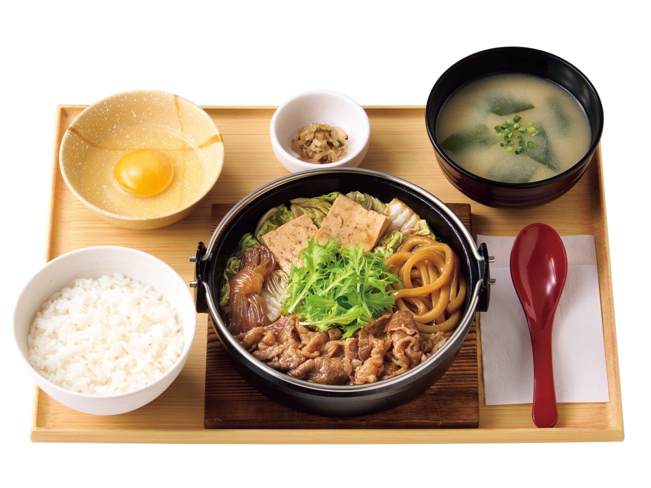 ～3種の本醸造醤油をブレンド～すき焼き定食　1,150円