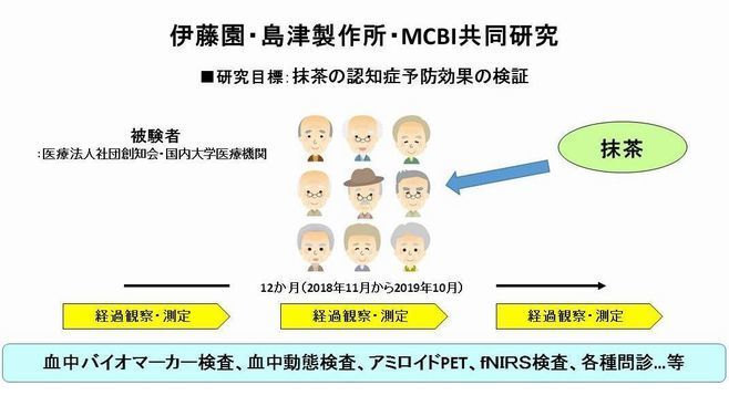 共同研究イメージ（伊藤園・島津製作所・MCBI）