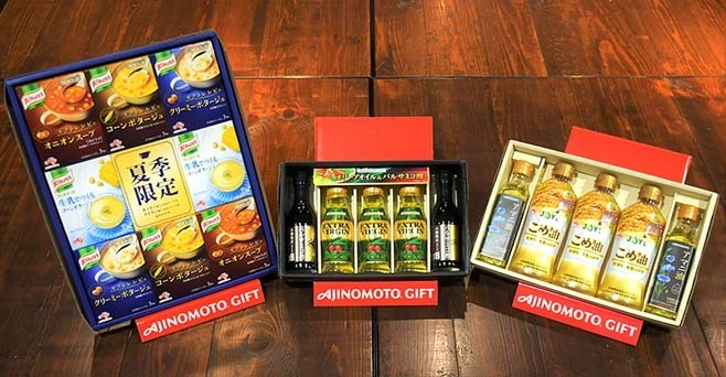 「AJINOMOTOギフト」主力3品