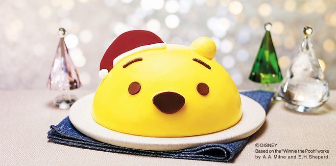 「クリスマスデコレーションケーキ〈くまのプーさん〉」