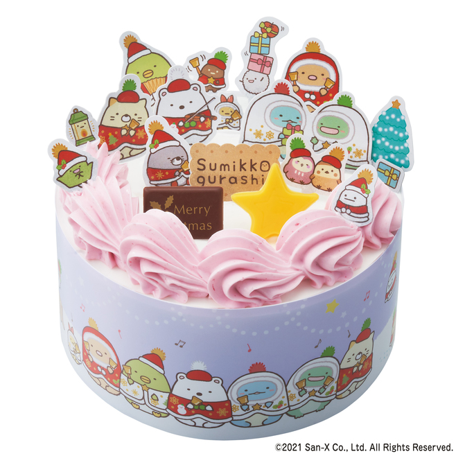 「すみっコぐらし かざって楽しいクリスマスケーキ」(ファミマのクリスマスケーキ2021)