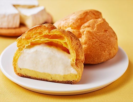 ローソン「六甲山牧場チーズの生カスタードシュークリーム」