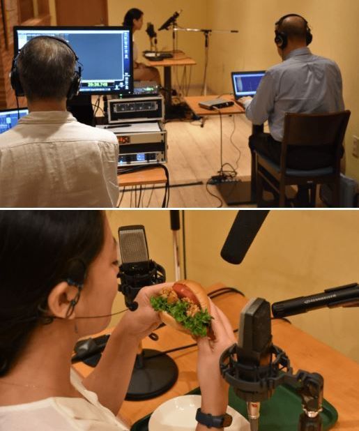 日本音響研究所協力のもと、「海老天七味マヨ」の“音”について検証