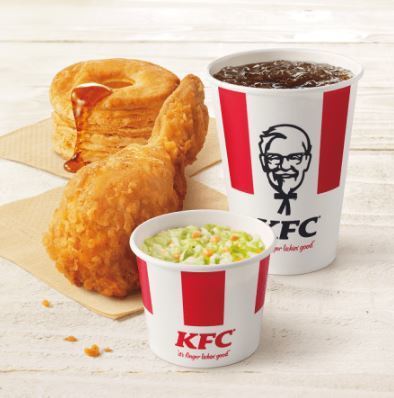 KFC「Wランチ」(10時～16時限定)