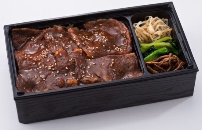 牛角「黒毛和牛みすじ弁当」