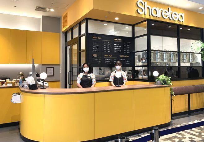 新宿マルイ本館内「Sharetea」店舗外観