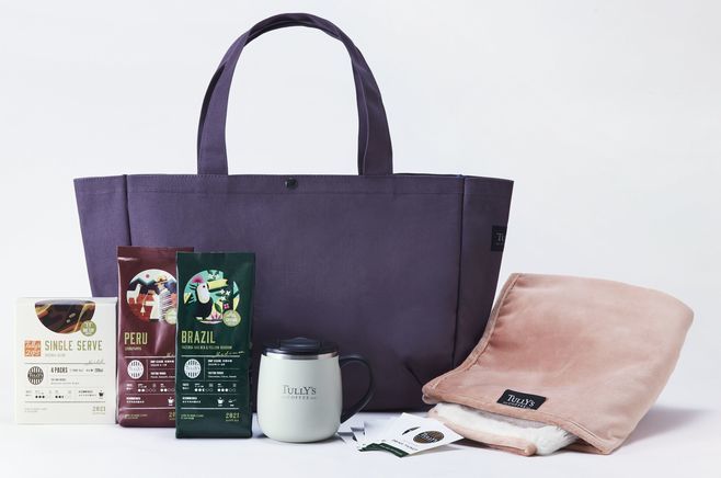 タリーズコーヒー福袋「2021 HAPPY BAG」6000円バッグ(グレー)