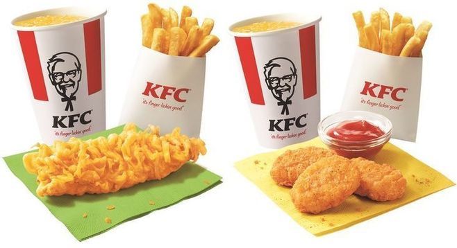 KFC「キッズクリスピーセット」「キッズナゲットセット」