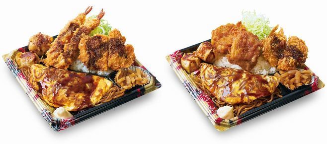 全力飯弁当「オム焼きそば」(1月28日～2月4日)