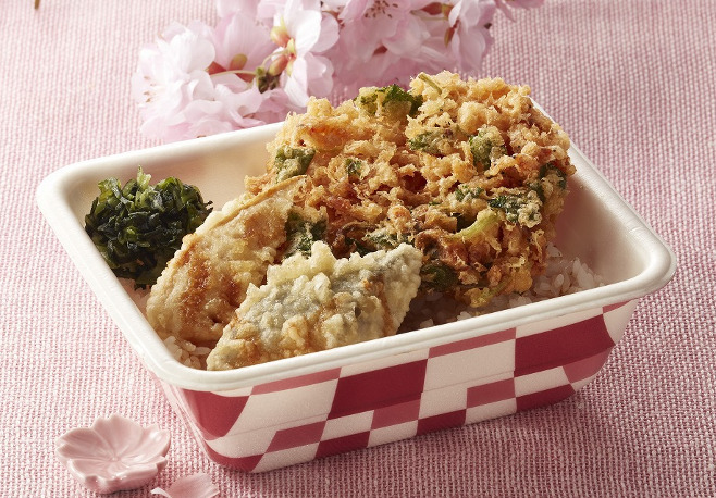 天丼てんや「桜海老天丼弁当」