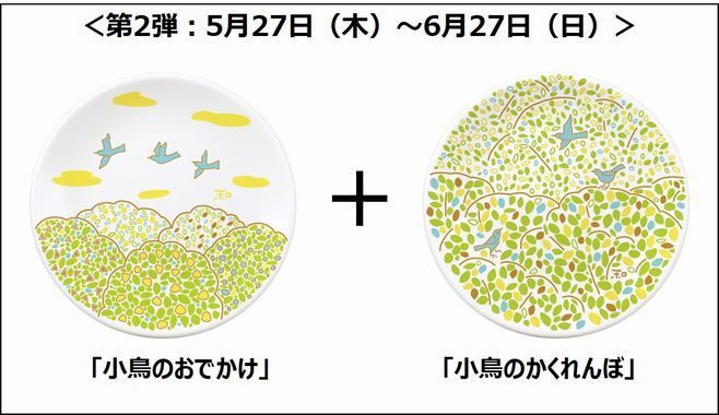 ガスト「小鳥と森の小皿セットプレゼントキャンペーン」第2弾