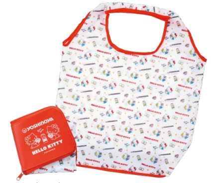 吉野家×ハローキティ”コラボ丼プレゼント、「冷凍牛丼の具＆エコバッグ