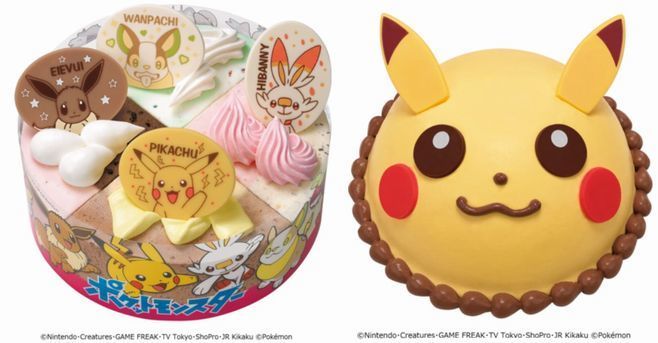 サーティワンアイスクリーム「ポケモン パレットケーキ」「ポケモン アイスクリームケーキ ピカチュウ」