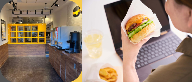 「Cheeseness Burger ToGo」内観、イメージ