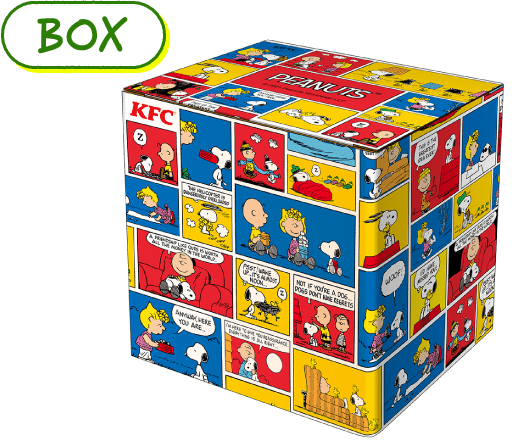 「スヌーピートールマグ」のBOX(箱)