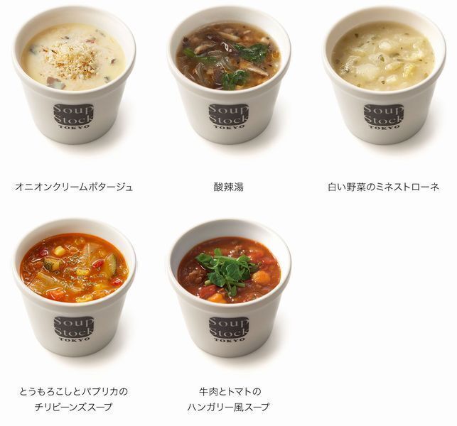 スープストックトーキョー2022年「福箱」スープ11種使用イメージ
