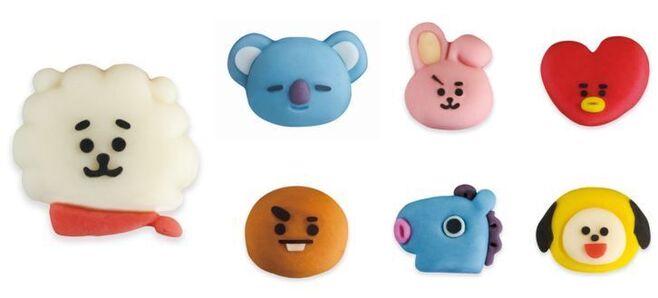 くら寿司「BT21ユニバースター和菓子」(2月10日発売)