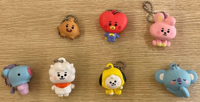 くら寿司「びっくらポン!」BT21グッズ(フィギュア7種類)