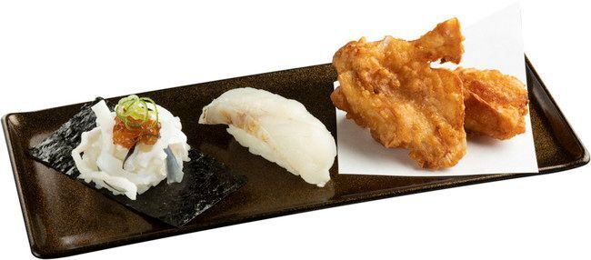 スシロー「ふぐづくし」とらふぐ3種盛り