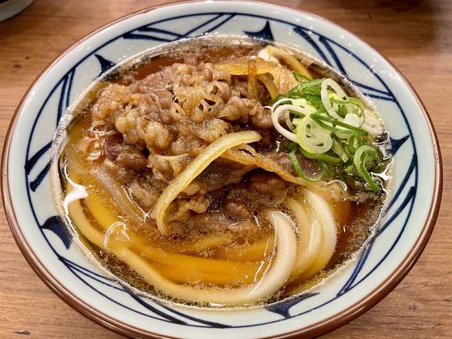 丸亀製麺「焼きたて肉うどん」