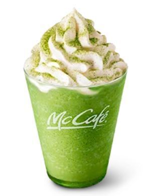 マックカフェ限定「宇治抹茶フラッペ」(マクドナルド)