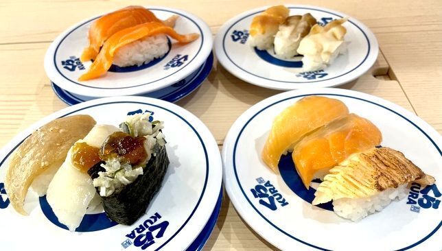 くら寿司「超三貫と日本海フェア」メニューの一部