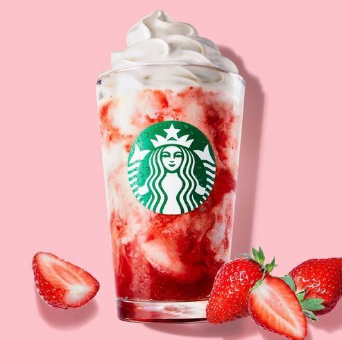 「スターバックスストロベリーフラペチーノ」