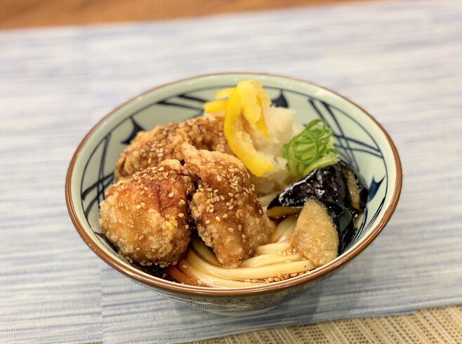 丸亀製麺「鬼おろし鶏からぶっかけうどん」