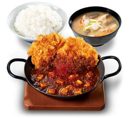 かつや「シビ辛麻婆チキンカツ定食」