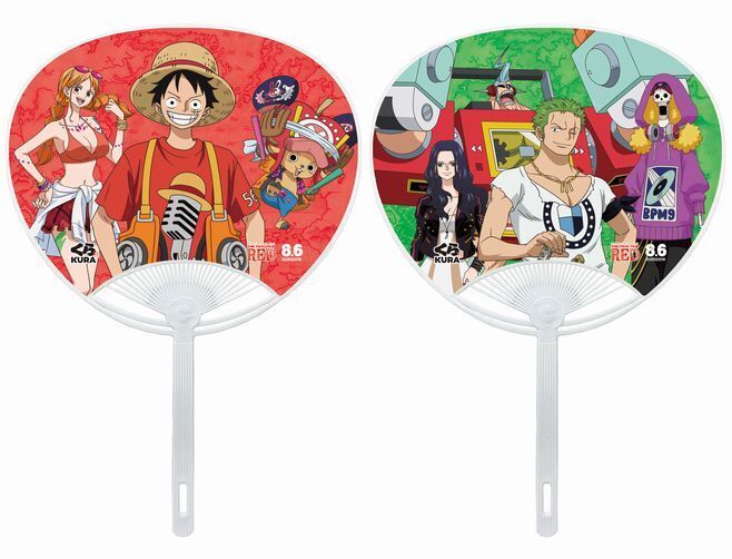 くら寿司 ワンピース コラボうちわ配布 映画 One Piece Film Red グッズ第二弾 ルフィ ナミ チョッパー ゾロ ロビン ブルック フランキーなど 食品産業新聞社ニュースweb