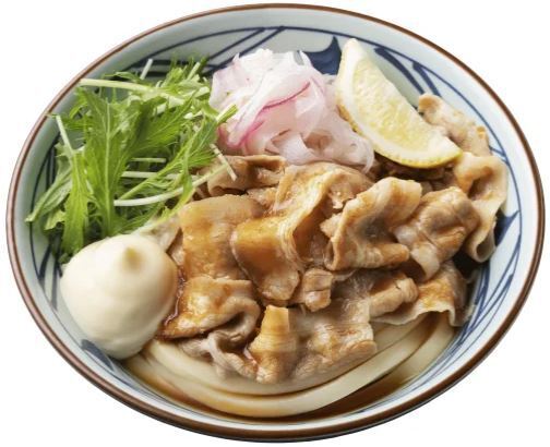 丸亀製麺「こく旨豚しゃぶぶっかけうどん」