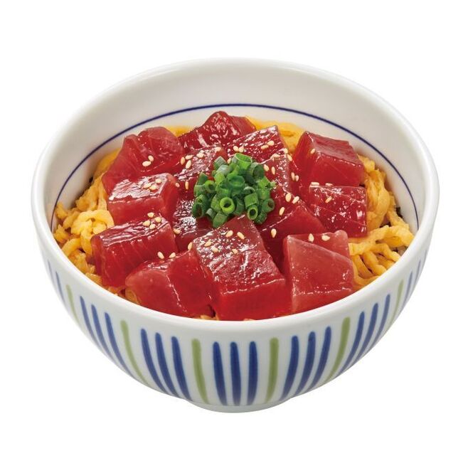 なか卯「漬けまぐろ鉄火丼」並盛