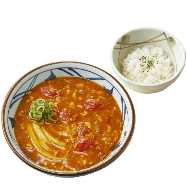 丸亀製麺「トマたまカレーうどん」