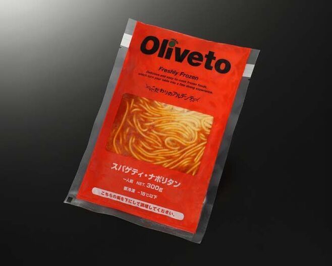 「Oliveto スパゲティ・ナポリタンR」パッケージ