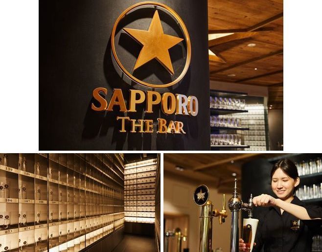 銀座「サッポロ生ビール黒ラベル THE BAR〈ザ・バー〉」には年間保管料500円でマイグラスを置ける