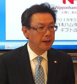 日本ハム 井川伸久常務執行役員加工事業本部長