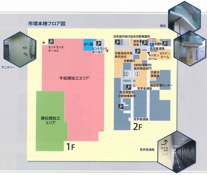 市場本棟フロア図