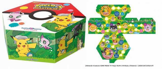 「ポケモン アイスクリームマスターセット」BOXは開くとすごろくに