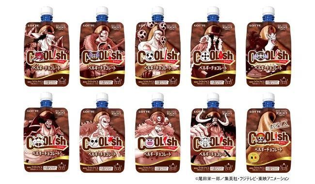 「クーリッシュ ベルギーチョコレート〈ONE PIECEコラボ〉」ライバルキャラクター限定パッケージ