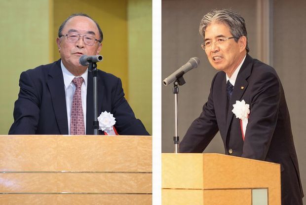 大迫加賀事業所長（左）、神野事業部長（右）