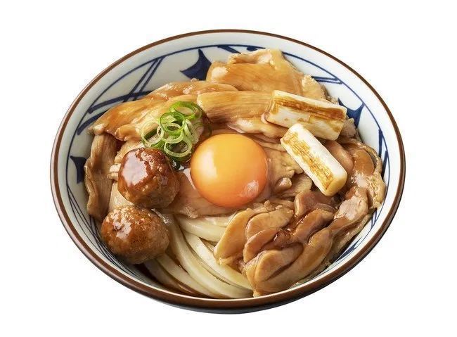 丸亀製麺「月見鶏すき焼きぶっかけ」