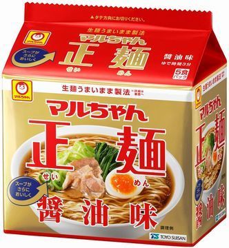 「マルちゃん 正麺」(醤油味)