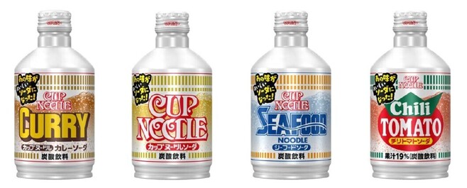 日清食品「カップヌードルソーダ」シリーズ