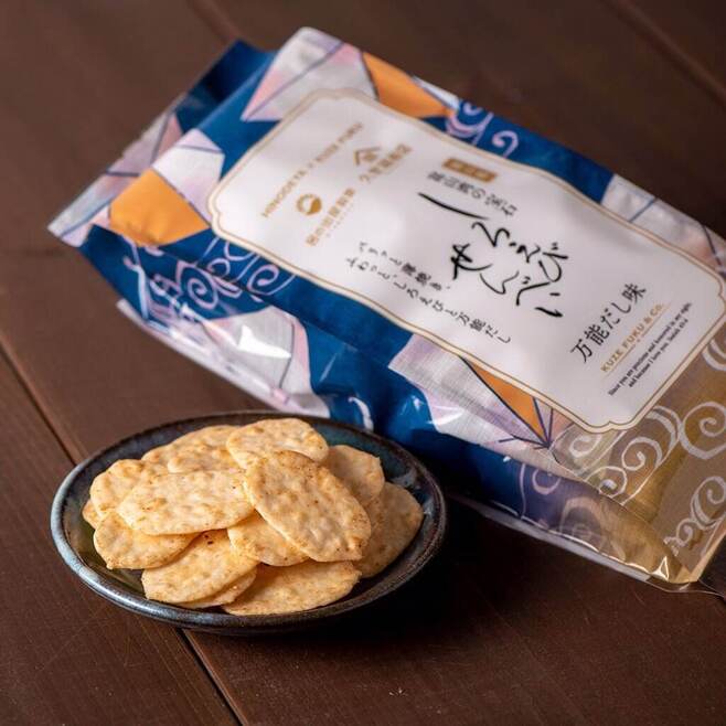 久世福商店「しろえびせんべい 万能だし味 80g(10g×8袋)」