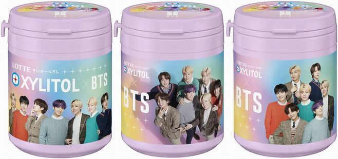 ロッテ「キシリトールガム BTS Smileボトル」10月発売へ、“争奪